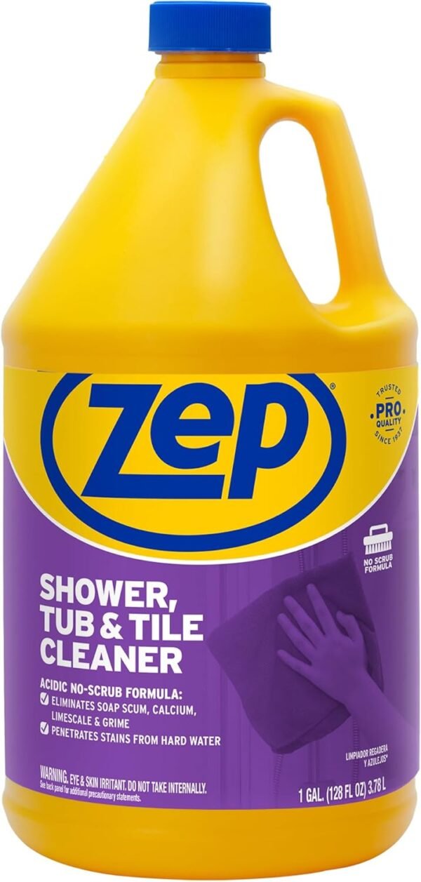 71jGTzapLnL._AC_SL1500_ Zep Shower Tub and Tile Cleaner Review Reveals No Scrub Pro Formula Power