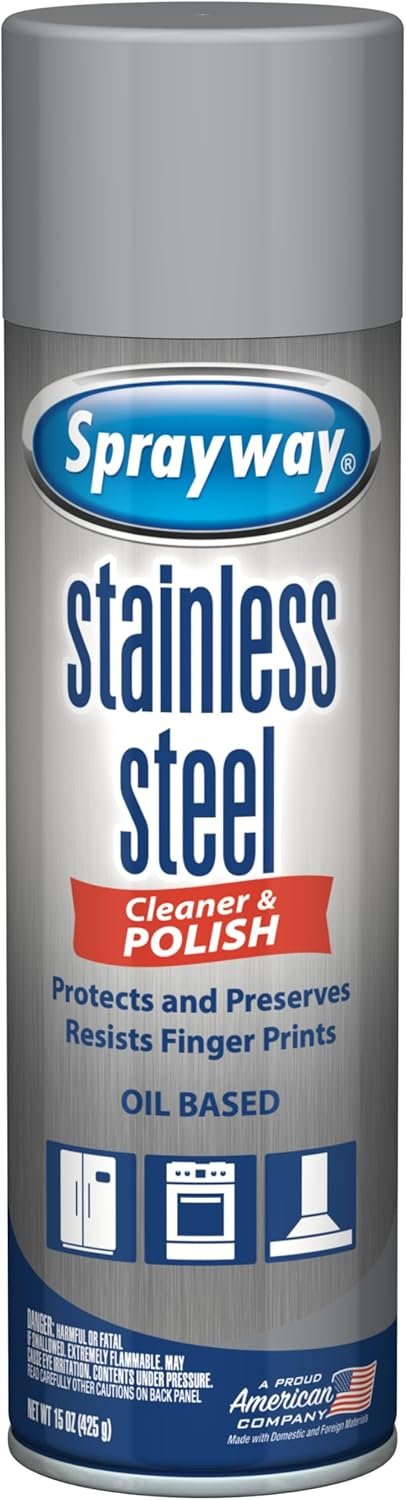 71mZBb0DB6L._AC_SL1500_ Sprayway SW841R Stainless Steel Cleaner Review Protects Polishes Resists Fingerprints