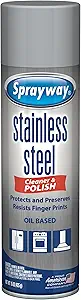 71mZBb0DB6L.__AC_SX300_SY300_QL70_FMwebp_ Sprayway SW841R Stainless Steel Cleaner Review Protects Polishes Resists Fingerprints