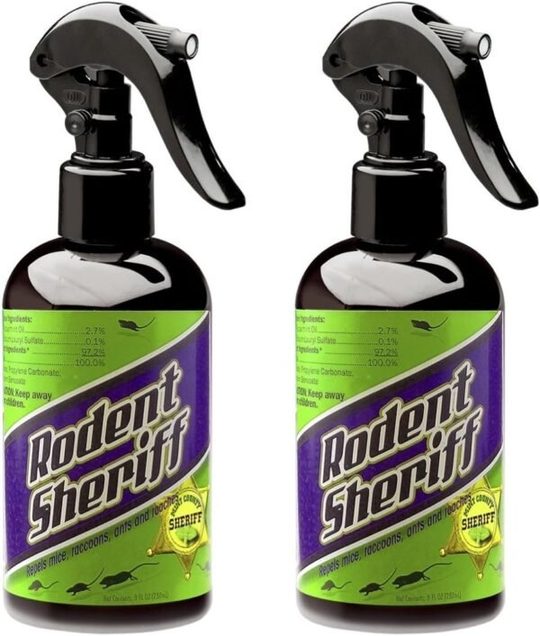Peppermint Oil Pest Control Spray Review Rodent Sheriff Fast Acting Natural Repellent