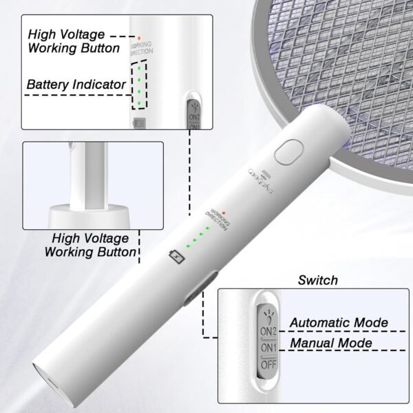 Gooqand Bug Zapper Racket Review Powerful USB Rechargeable Electric Fly Swatter