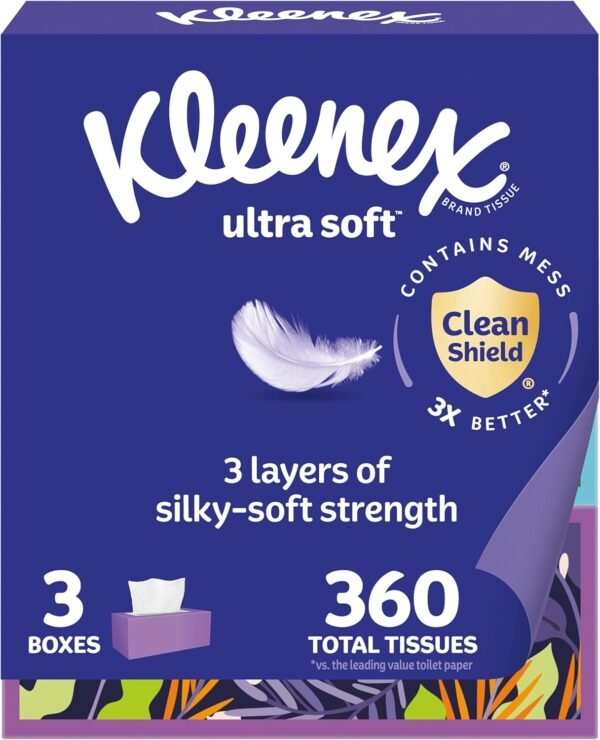 Kleenex Ultra Soft Facial Tissues Review Best 3 Ply Box Tissues for Allergy Season
