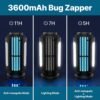 Solar Bug Zapper Review Houyond XT-01 Best Outdoor Mosquito Killer with Long Battery Life