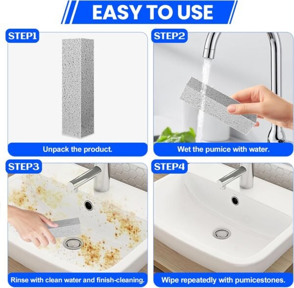 6 Pack Pumice Stone Toilet Cleaner Review Powerfully Removes Stains and Rust