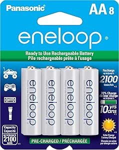 Eneloop AA Rechargeable Batteries Review Panasonic BK-3MCCA8BA Long-Lasting Power