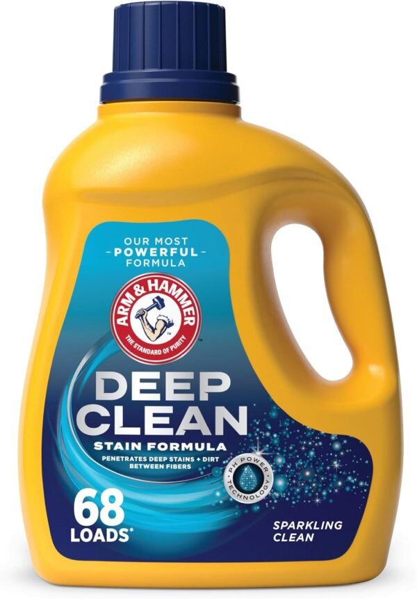71z1bh4btPL._AC_SL1500_ ARM & HAMMER Liquid Laundry Detergent Deep Clean Stain Formula Review Reveals Performance