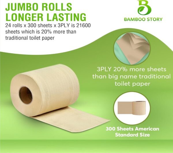 71ziksfq7hL._AC_SL1500_ Bamboo Story Bamboo Toilet Paper Review Eco-Friendly Softness and Strength Explored