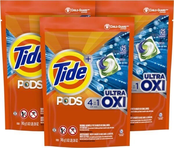 Tide PODS Ultra OXI Laundry Detergent Pacs Review Powerful 4-in-1 Stain Fighter