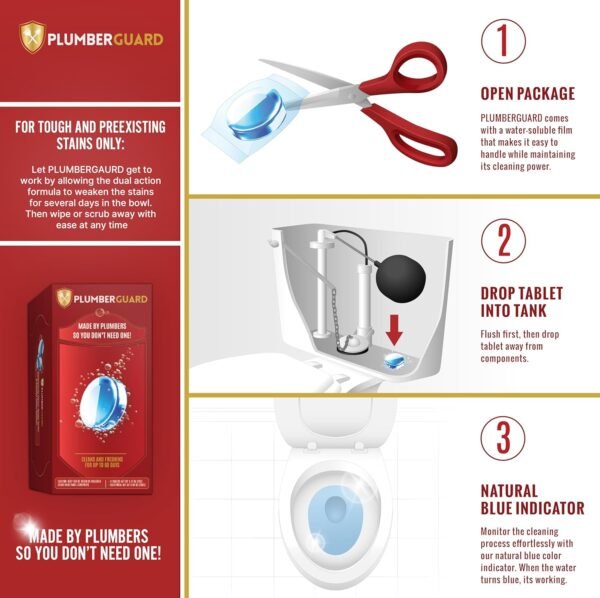 Plumberguard Toilet Cleaner Tablets Review Effective Whitening and Long-Lasting Bathroom Cleaning