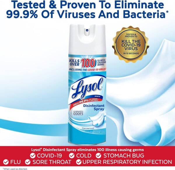 8163NBJlfOL._AC_SL1500_ Lysol Disinfectant Spray Review Kills 99.9 Percent Germs Sanitizes Surfaces Effectively