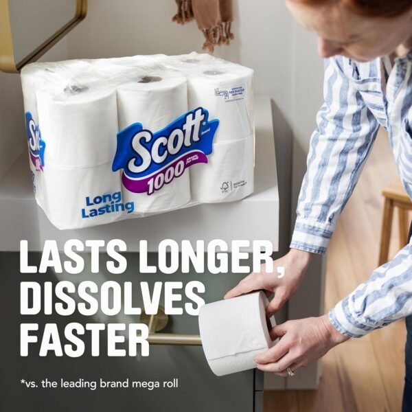 818nPVISbvL._AC_SL1500_ Scott 1000 Sheets Toilet Paper Review Kimberly-Clark Bath Tissue Performance Tested