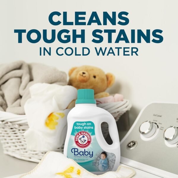 ARM & HAMMER Baby Liquid Laundry Detergent Review Tough on Stains Gentle on Skin