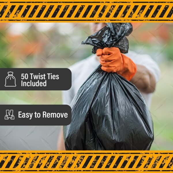 81A-RjAKQ-L._AC_SL1500_ MaxiMite Heavy Duty Contractor Trash Bags 55 Gallon Review for Tough Cleanup