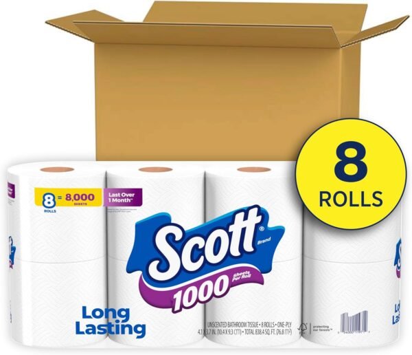 81BnIuk858L._AC_SL1500_ Scott 1000 Sheets Toilet Paper Review Kimberly-Clark Bath Tissue Performance Tested
