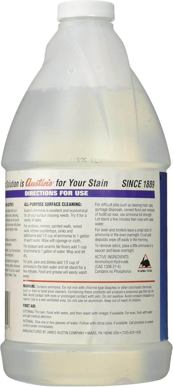 Austin’s 00051 Clear Ammonia Multipurpose Cleaner Review Best All Purpose Cleaner for Kitchens