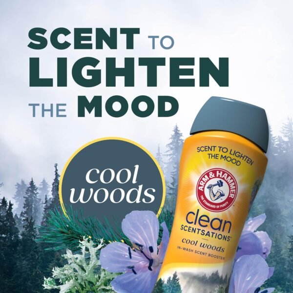 81Hrnmpl66L._AC_SL1500_ In-Wash Laundry Scent Booster Review ARM & HAMMER Cool Woods Freshness Explored
