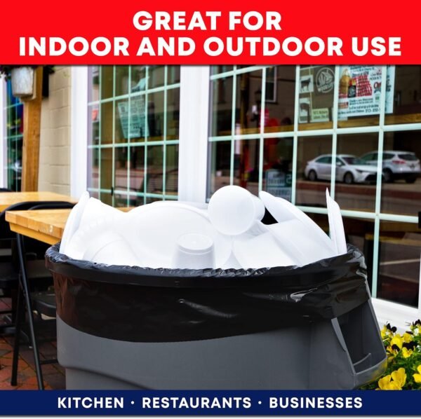 Heavy Duty Veska 55 Gallon Trash Bags Review for Lawn and Commercial Use