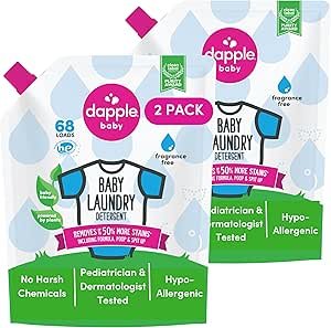 81LFVzaSY1L.__AC_SX300_SY300_QL70_ML2_ Dapple Baby Laundry Detergent Review Plant-Powered Stain Remover for Sensitive Skin