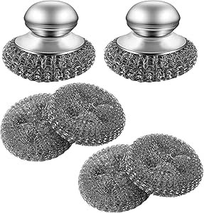 Quadafy Stainless Steel Scrubber Set Review for Tough Kitchen Cleaning Tasks