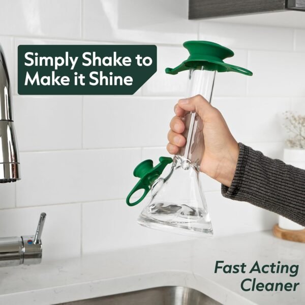 Aneu Shake to Shine (1 Pack) – Fast-Acting Cleaner | Shake Away Tough Resins & Grime | Cleans Glass, Silicone, Metal, & Borosilicate | 12oz - 1 Pack