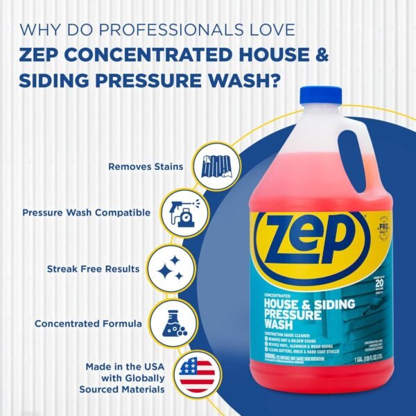 Zep House and Siding Pressure Wash Cleaner Concentrate Review for Powerful Exterior Cleaning