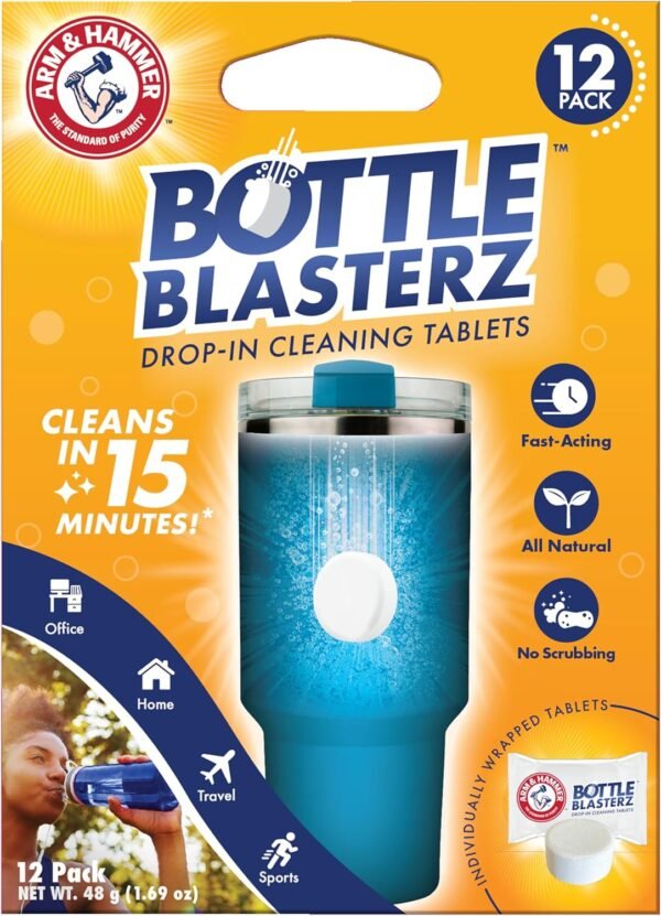 Arm & Hammer Bottle Blasterz Review Best All-Purpose Cleaner for Bottles and Tumblers