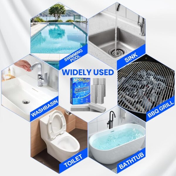 6 Pack Pumice Stone Toilet Cleaner Review Powerfully Removes Stains and Rust