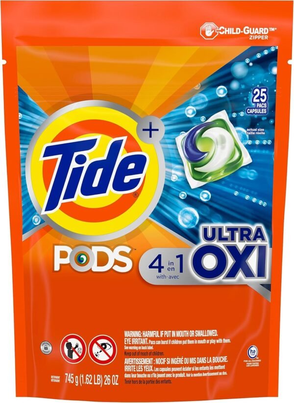 Tide PODS Ultra OXI Laundry Detergent Pacs Review Powerful 4-in-1 Stain Fighter