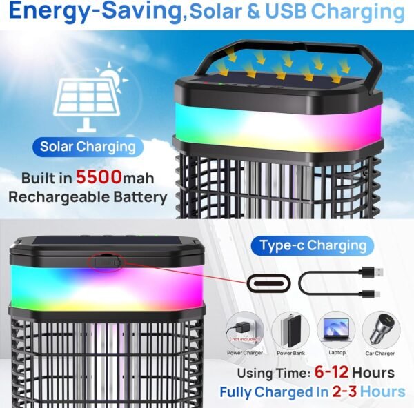 81e714xXSfL._AC_SL1500_ 2025 Zapguru Solar Bug Zapper Review Best Cordless Mosquito Repellent for Patio