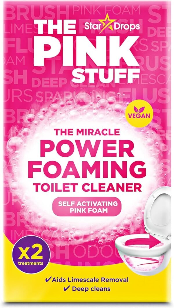 Deep Cleaning Toilet Cleaner Review Stardrops Pink Stuff Miracle Foam Power