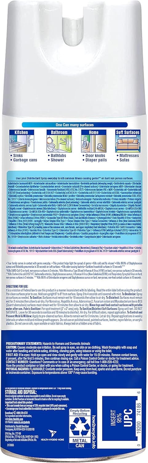 81gOlO1eEL._AC_SL1500_ Lysol Disinfectant Spray Review Kills 99.9 Percent Germs Sanitizes Surfaces Effectively