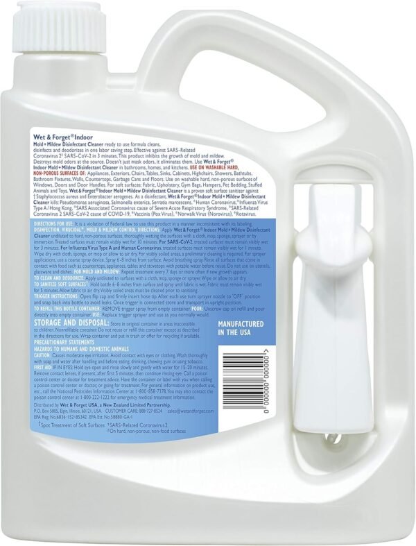 81kFTIwrRL._AC_SL1500_ Wet & Forget Indoor All-Purpose Cleaner Review Mold Mildew Virus Killing Power Examined