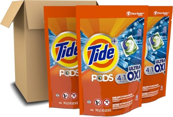 Tide PODS Ultra OXI Laundry Detergent Pacs Review Powerful 4-in-1 Stain Fighter