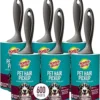 81rkS8V8d5L.__AC_SX300_SY300_QL70_FMwebp_ Scotch-Brite Pet Extra Sticky Hair Lint Roller 6 Rollers 600 Sheets