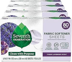 81xnLH00YaL.__AC_SX300_SY300_QL70_ML2_ Seventh Generation Dryer Sheets Review Fresh Lavender Scent with Essential Oils