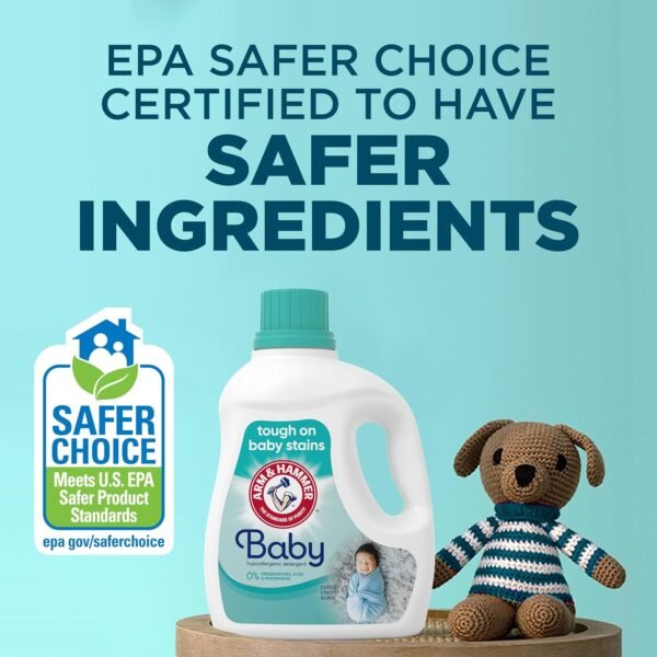 ARM & HAMMER Baby Liquid Laundry Detergent Review Tough on Stains Gentle on Skin