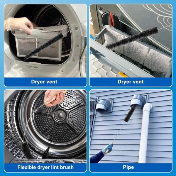 81zjOZsCHnL._AC_SL1500_ Dryer Vent Cleaner Brush Itlovei Review Deep Cleaning Flexible Lint Removal Tool