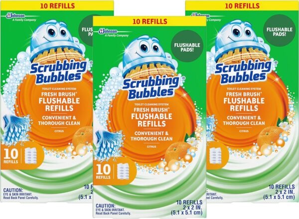 91x7vJSwGsL._AC_SL1500_ Scrubbing Bubbles Toilet Cleaner Flushable Refills Review Citrus Action Power Uncovered